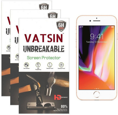 

Vatsin Impossible Screen Guard for Apple iPhone 8 Plus, Transparent