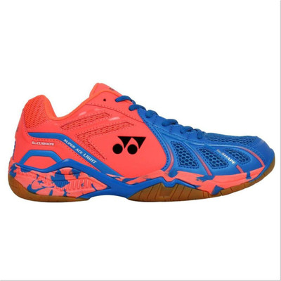 

Yonex Yonex Super ACE Light Badminton Shoes Badminton Shoes For Men(Blue, Pink, Light blue bright peach