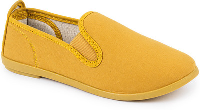 

Scentra Slip On Sneakers For Women(Yellow, Mustard