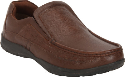 

Red Tape Men Leather Semi Formal Slip On For Men(Brown