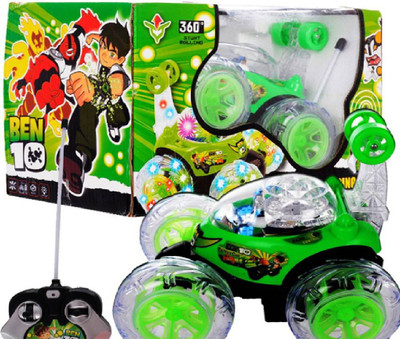 Toysgallery TOYSGALLERY-Ben 10 Rmote Control Stunt Car (Green)(Green)