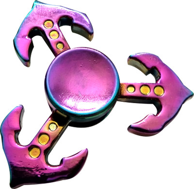

S.Blaze Rinbow Colour 3 Arm Hook Fidget Spinner Toy for Kids & Adults(Multicolor)