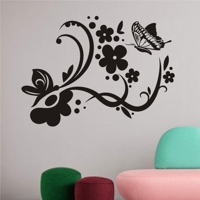 

SN Graphics  PVC Vinyl Sticker(Pack of 1, Black