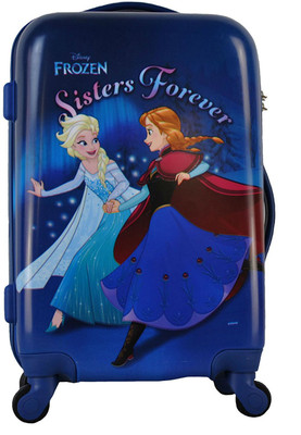Gamme Disney Frozen Navy Blue Kids Trolley Bag Cabin Luggage -  inch(Blue