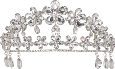 

Pink Rose Crown(White, Pack of 1)