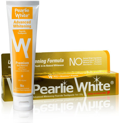 

pearlie white Pearlie White Advanced Whitening Fluoride Toothpaste (4.6oz) 130g Toothpaste(160 g)