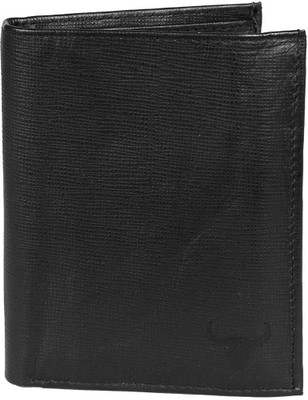 

Adams Men Black Genuine Leather Wallet(9 Card Slots)