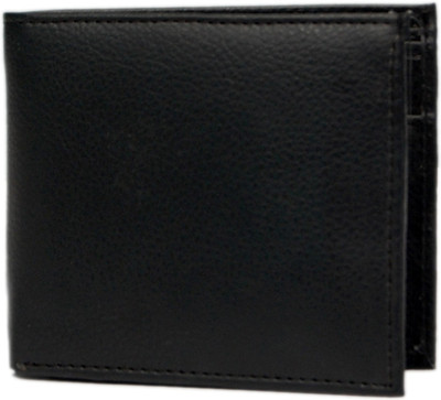 

Borse Men Black Artificial Leather Wallet(6 Card Slots)