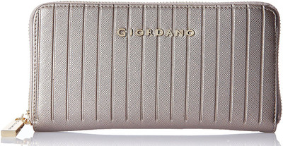 

Giordano Women Casual Silver Artificial Leather Wallet(3 Card Slots), Grey