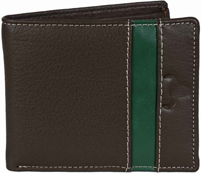 

Adams Men Brown Genuine Leather Wallet(9 Card Slots)