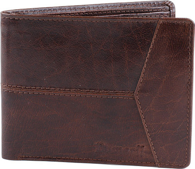 Dumeril Men Brown Genuine Leather Wallet(6 Card Slots)