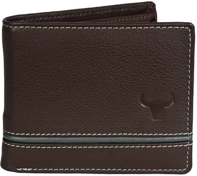 

Adams Men Brown Genuine Leather Wallet(9 Card Slots)