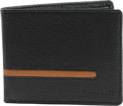 

Dumeril Men Multicolor Genuine Leather Wallet(6 Card Slots), Black