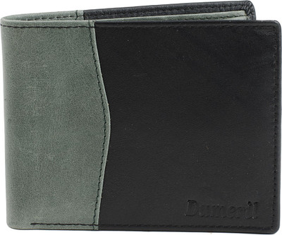 

Dumeril Men Multicolor Genuine Leather Wallet(6 Card Slots), Black
