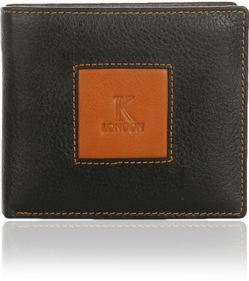 

K London Men Casual, Formal Brown Genuine Leather Wallet(5 Card Slots)