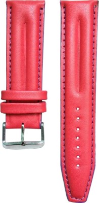 Jyotirs JY-STRP-1001A 22 mm Leather Watch Strap(Purple, Red)   Watches  (jyotirs)