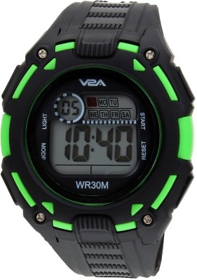 V2A Multifunctional Designer Round Wrist Watch for Men & Boys, Green Watch  - For Boys   Watches  (V2A)