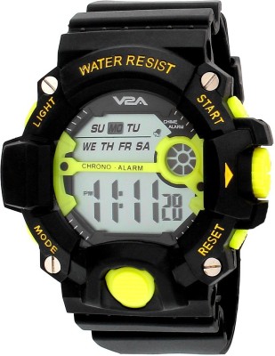 V2A Multifunction Chrono - Alarm Sports Watch for Men & Boys, Yellow Watch  - For Boys   Watches  (V2A)