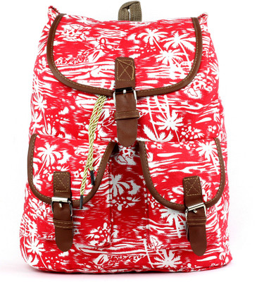 

RAMPOSH Canvas Printed Backpack laptop Bag 26 L Backpack(Multicolor)