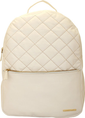 

LAPIS-O- LUPO Blanche Women’s Quilting Laptop Backpack (White) Backpack(White, 12 L)