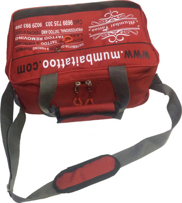 

Mumbai Tattoo bags & lagaugges Waterproof Sling Bag(Red, 4 L)
