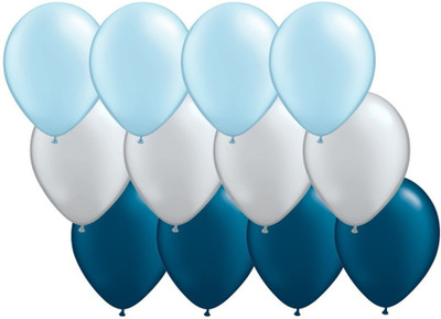 

Shop Online Solid Tri Color Balloon(Silver, Blue, Pack of 50)