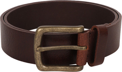 

Vickiana Quest Men Brown Genuine Leather Belt, Maroon