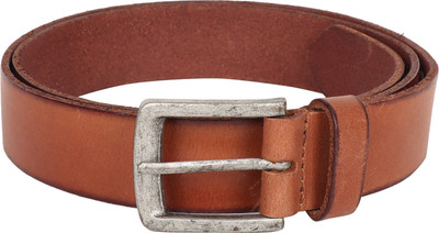 

Vickiana Quest Men Brown Genuine Leather Belt, Tan