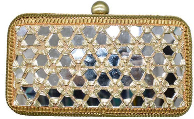 

Falah Party Brown Clutch
