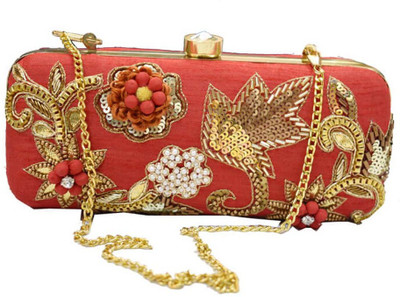 

Falah Party Maroon Clutch