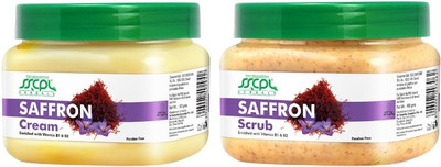 

SSCPL Herbals Saffron Cream & Scrub (150 gms each)(Set of 2)