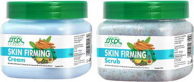 

SSCPL Herbals Skin Firming Scrub & Cream (150 gms each)(Set of 2)