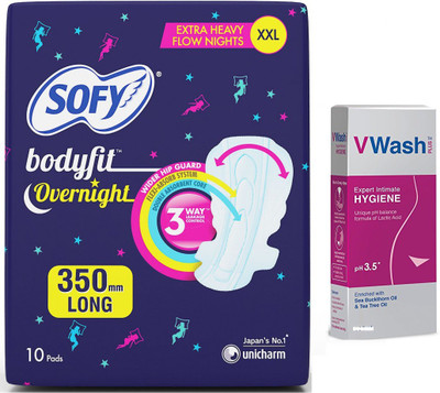 

sofy Bodyfit Overnight, v wash(Set of 2)