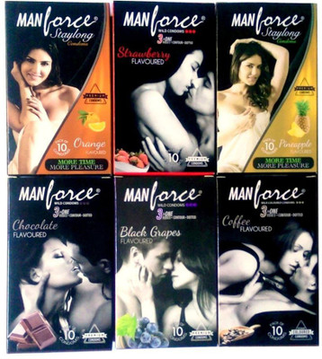 

Manforce combo of 6 Condom(Set of 6, 60S)