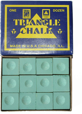 

JBB JBB12CG JBB GREEN CHALK-12 PCS Snooker, Pool, Billiards Cue Stick(Microfibre)