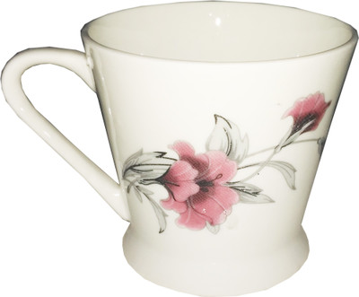

Speed Premium Quality Bone China Cup Set Bone China(White, Pink, Pack of 6)