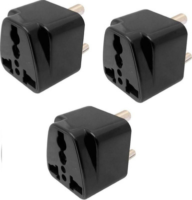 

Brand one 3 pin mini travel multi plug adaptor (pack of 3) 6 A Three Pin Socket