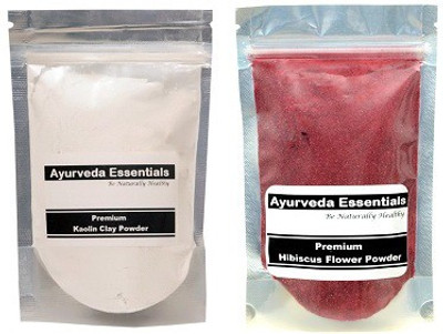 

Ayurveda Essentials Kaolin Pack of Two (Kaolin 100 gm Hibiscus 50 gm(150 g)