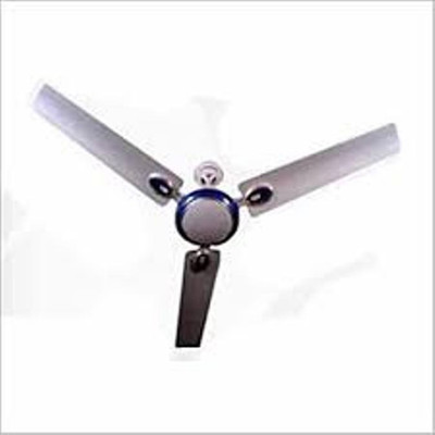 

almonard silver blue 1200mm 3 Blade Ceiling Fan(silver blue deco, Pack of 1)