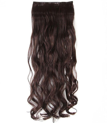

Daiku Natural brown body wave curl four pins 24 " hair extension Hair Extension