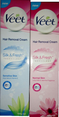 

Veet Veet Sensitive Skin Normal Skin Cream(200 g, Set of 2)