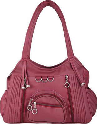 

Aj style Shoulder Bag(Maroon)