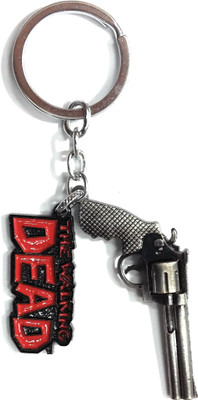 

kausal kf THE WALKING DEAD GUN TERROR imported metalic Keychain For Car & bikes GIFTING KEYCHAIN Key Chain
