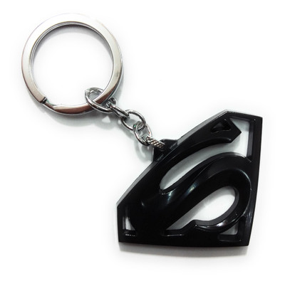 

kausal kf Marvel Superhero SUPERMAN Keychain Metal BLACK Design Key Chain