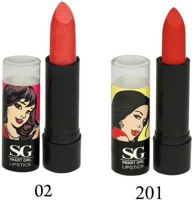 

Amura Smart Girl LipStick Set of 2(2201, 4.5 g)