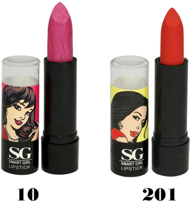 

Amura Smart Girl LipStick Set of 2(10201, 4.5 g)