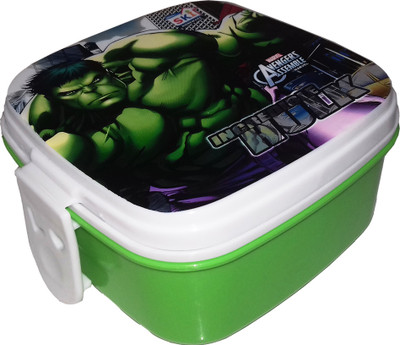 

KIDOZ KINGDOM LUNCH BOX HULK SKI 1 Containers Lunch Box(500 ml), Green