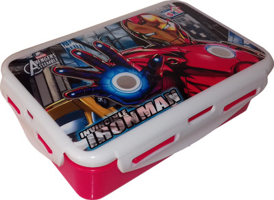 

KIDOZ KINGDOM LUNCH BOX AVENGERS IRON MAN SKI RED 1 Containers Lunch Box(550 ml)