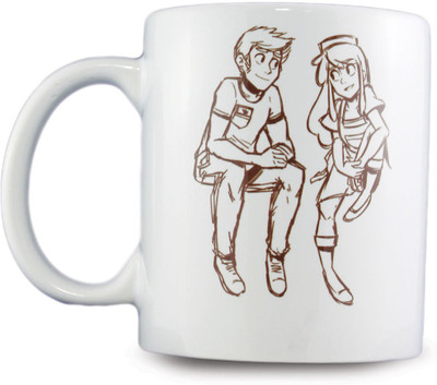 

juvixbuy Friends Special Treasures of the heart Coffee Ceramic Mug(325 ml), Multicolor
