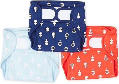 

Mini Klub baby pack of 3 reusable sensor nappies, Multicolor